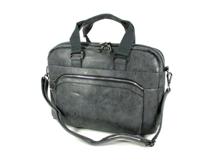 2 vaks PU laptop-tablettas schoudertas ELIANA zwart