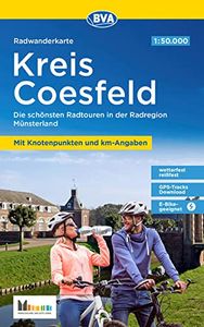 Fietsknooppuntenkaart ADFC Radwanderkarte Kreis Coesfeld - Münsterland