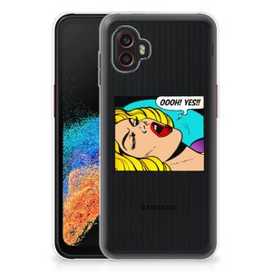 Samsung Galaxy Xcover 6 Pro Silicone Back Cover Popart Oh Yes