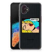 Samsung Galaxy Xcover 6 Pro Silicone Back Cover Popart Oh Yes - thumbnail