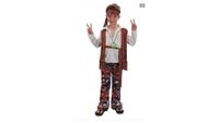 Clown Kinderkostuum Hippie Jongen 7-9 jaar