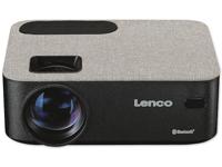 Lenco LPJ-700 Mini Beamer - Bluetooth Beamer - Mini Projector 4000 Lumen - 30.000 uur levensduur - Full HD - Bluetooth 5.0-2 x HDMI - USB - afstandsbediening - zwart/grijs