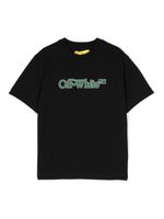 Off-White Kids logo-print cotton T-shirt - Noir