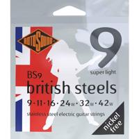Rotosound snaren voor elektrische gitaar BRITISH STEELS 6-snaren BS9 Super Light 9-42
