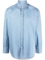 Brunello Cucinelli chemise en jean - Bleu - thumbnail