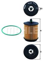 Oliefilter MAHLE, Diameter (mm)62mm, u.a. für Opel, Cadillac, Saab, Chevrolet, Vauxhall, Fiat, Alfa Romeo, Saturn