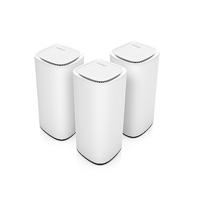 Linksys Velop Pro 7 Mesh WiFi 7-systeem MBE7003 - Cognitive Mesh-router met tri-band en snelheden van 10+ Gbps - Multiroom dekking tot 825 m² - 600 verbonden apparaten - 3-pack