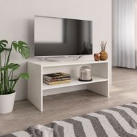 Tv-meubel 80x40x40 cm spaanplaat wit