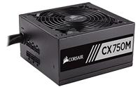 Corsair CX 750 m 750 W ATX zwarte eenheid voeding energie - eenheden voeding (750 W, 100-240, 47-63, 12-6, 12 V, 3,3, 5 V, 5 V, 12 V, 12 V, actief)