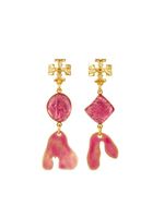 Tory Burch petites boucles d'oreilles Roxanne en or 18ct - thumbnail