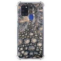 Samsung Galaxy A21s Case Anti-shock Krokodillenprint