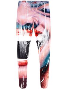 Diesel legging à imprimé graphique - Rose