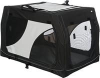 Trixie 39722 Vario 30 Mobile Kennel, Maat S-M: 76 × 48 × 51 cm, Zwart/Grijs