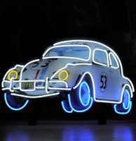 Herbie The Love Bug Neon Verlichting 75 x 45 cm