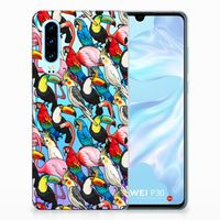 Huawei P30 TPU Hoesje Birds - thumbnail