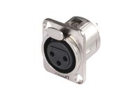 HICON XLR mounting plug 3pin HI-X3DF