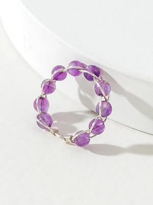 Antiek Koper Draad natuurlijk Steen Ring Antiek Koper Draad natuurlijk Steen Ring