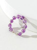 Antiek Koper Draad natuurlijk Steen Ring