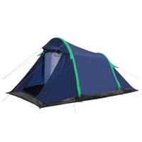 vidaXL Tent met opblaasbare tentbogen 320x170x150/110 cm blauw groen