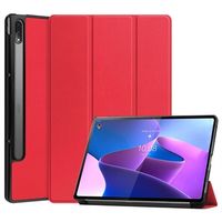 Lenovo Tab P12 Pro Tri-Fold Series Smart Folio Case - Rood - thumbnail