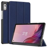 Tri-Fold Series Lenovo Tab M9 Smart Folio Hoesje - Blauw - thumbnail