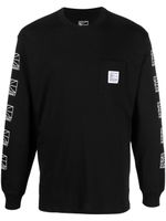 RASSVET t-shirt en coton à patch logo - Noir - thumbnail