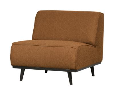 BePureHome Fauteuil 'Statement' Bouclé, kleur Butter