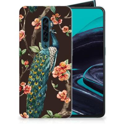 OPPO Reno 2 TPU Hoesje Pauw met Bloemen