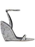 Giuseppe Zanotti sandales Ginyfer en cuir - Gris