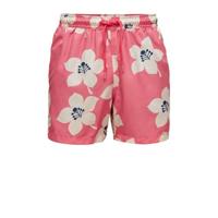 Björn Borg gebloemde zwemshort Kenny koraalrood