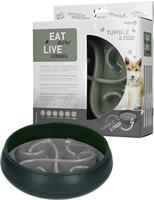 Eat Slow Live Longer Tumble Feeder Grey