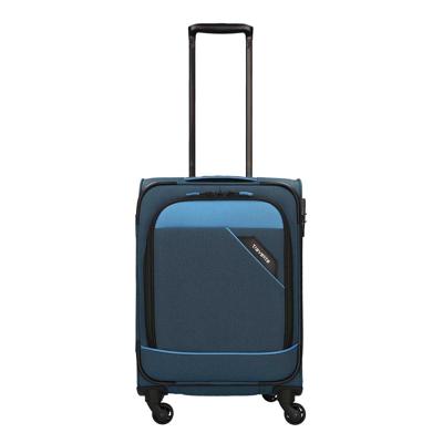 Travelite Derby 4 Wiel Trolley 55 blue Zachte koffer Travelite Derby 4 Wiel Trolley 55 blue Zachte koffer