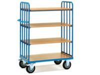 Fetra Hauptartikel 8313 Etagewagen Staal Poedercoating Laadvermogen (max.): 500 kg Stralend blauw (RAL 5007)