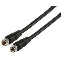 F-connector kabel voor satelliet zwart of wit [diverse lengtes] - thumbnail