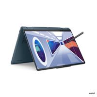 Lenovo Yoga 7 Hybride (2-in-1) 35,6 cm (14") Touchscreen 2.8K AMD Ryzen™ 7 7735U 16 GB LPDDR5-SDRAM 1 TB SSD Wi-Fi 6E (802.11ax) Windows 11 Home Blauwgroen