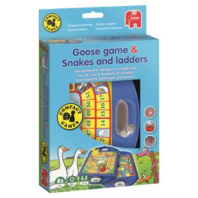 Jumbo Ganzenbord & Slangen en ladderspel Reisspel
