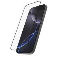 Hama Beschermglas voor mobiele telefoon D3O voor iPhone 16 Pro Max (displaybescherming, onbreekbaar, anti-vingerafdruk, telefoonglas met montagehulp, volledige bescherming 10H, case-friendly,