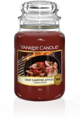Yankee Candle Crisp Campfire Apples kaars Cylinder Terracotta Appel 1 stuk(s)