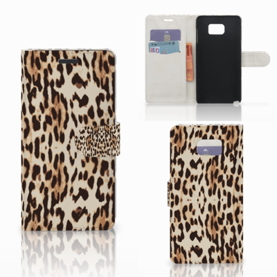 Samsung Galaxy Note 5 Telefoonhoesje met Pasjes Leopard Samsung Galaxy Note 5 Telefoonhoesje met Pasjes Leopard