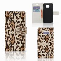 Samsung Galaxy Note 5 Telefoonhoesje met Pasjes Leopard