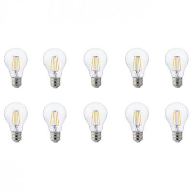 LED Lamp 10 Pack - Filament - E27 Fitting - 6W - Warm Wit 2700K LED Lamp 10 Pack - Filament - E27 Fitting - 6W - Warm Wit 2700K