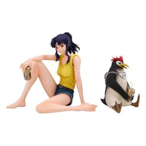 Rebuild of Evangelion Gals PVC Statue Misato Katsuragi & Pen Pen Vol. 2 11 cm