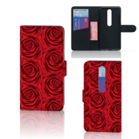 Nokia 6.1 (2018) Hoesje Red Roses