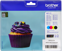 Brother LC-123VALBP inktcartridge 4 stuk(s) Origineel Zwart, Cyaan, Magenta, Geel - thumbnail