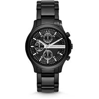 Horlogeband Armani Exchange AX2141 Staal Zwart 20mm - thumbnail