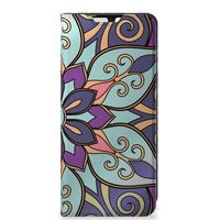 Samsung Galaxy A33 5G Smart Cover Purple Flower