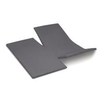Cinderella Dubbele Splittopper Hoeslaken Katoen Weekend - anthracite 180x210cm