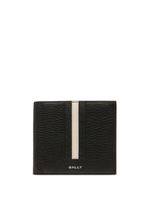 Bally portefeuille pliant Ribbon en cuir - Noir