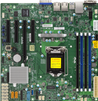 SUPERMICRO X11SSM-F - Moederbord - MicroATX - Socket 1151 - C236 - 2 x Gb LAN - 8 x SATA-600
