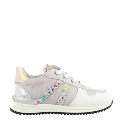 Develab 42586 leren sneakers wit/multi Develab 42586 leren sneakers wit/multi